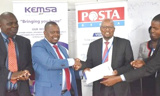 KEMSA enters into partnership with Postal Corporation of Kenya