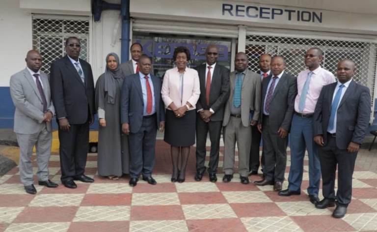 Kitui Governor, Charity Ngilu, meets with KEMSA CEO, Dr. Jonah Manjari